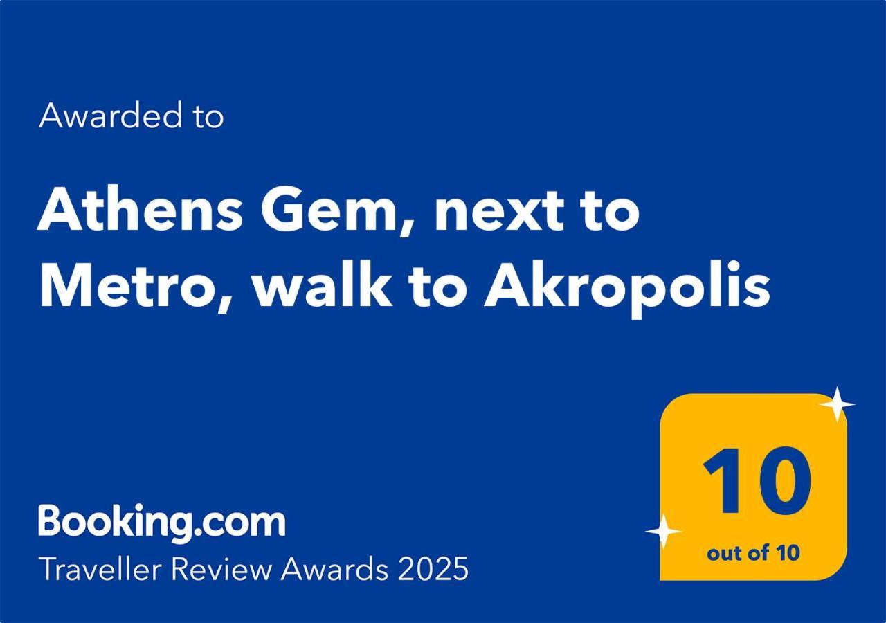 Athens Gem, Next To Metro, Walk To Akropolis Dış mekan fotoğraf